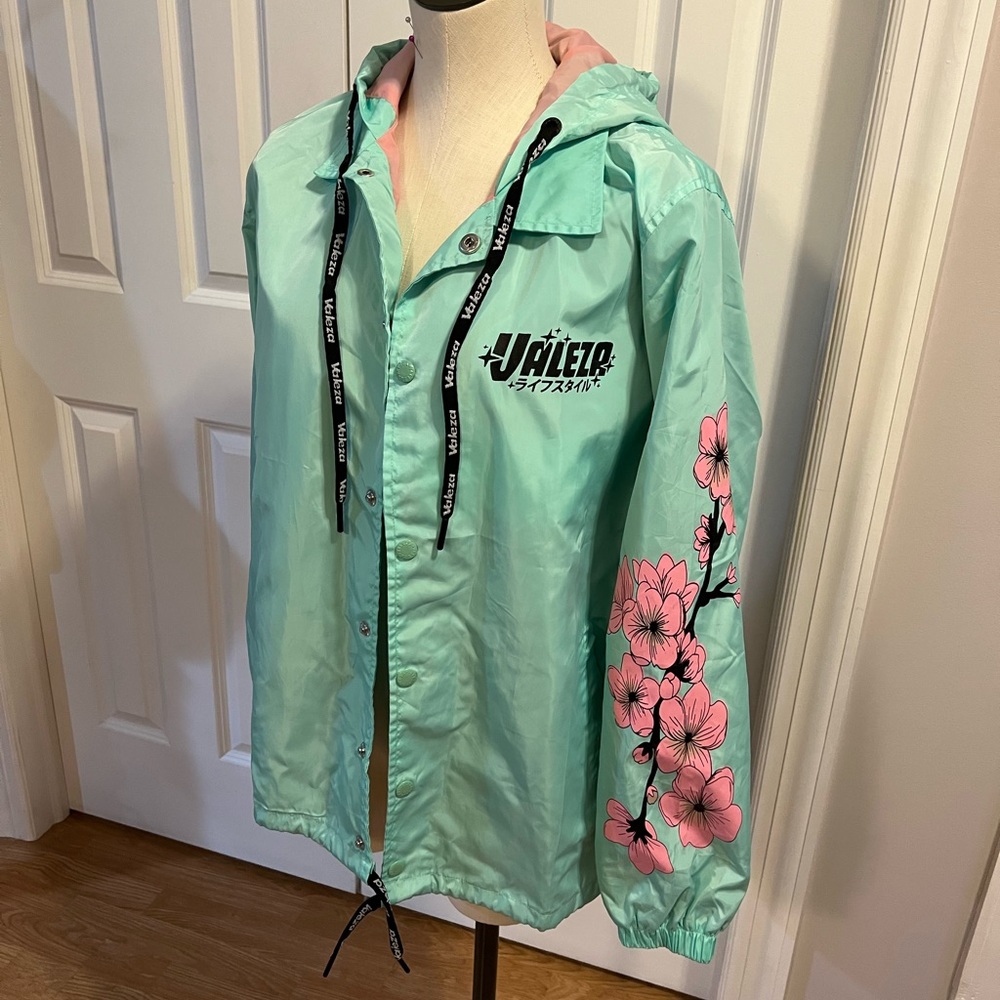 Valeza New Beginnings Anime Cherry Blossom Windbreaker